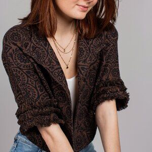 Tres Mimi Sophia Jacket Chocolate/Black